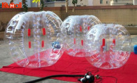 big zorb ball with persons inside